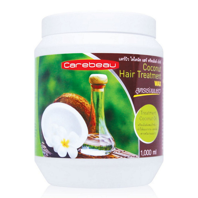 Carebeau Маска для волос восстанавливающая с кокосовым маслом, 500 мл
