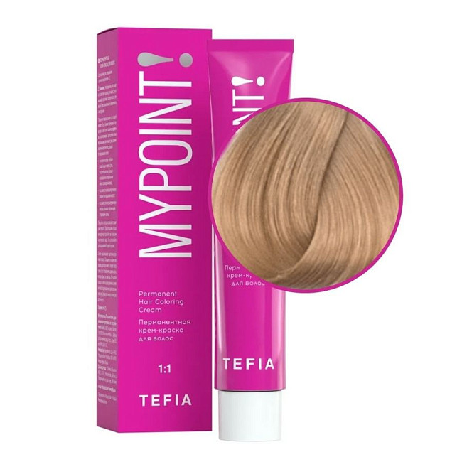 TEFIA Mypoint 9.37 Перманентная крем-краска для волос / Очень светлый блондин золотисто-фиолетовый,  60 мл