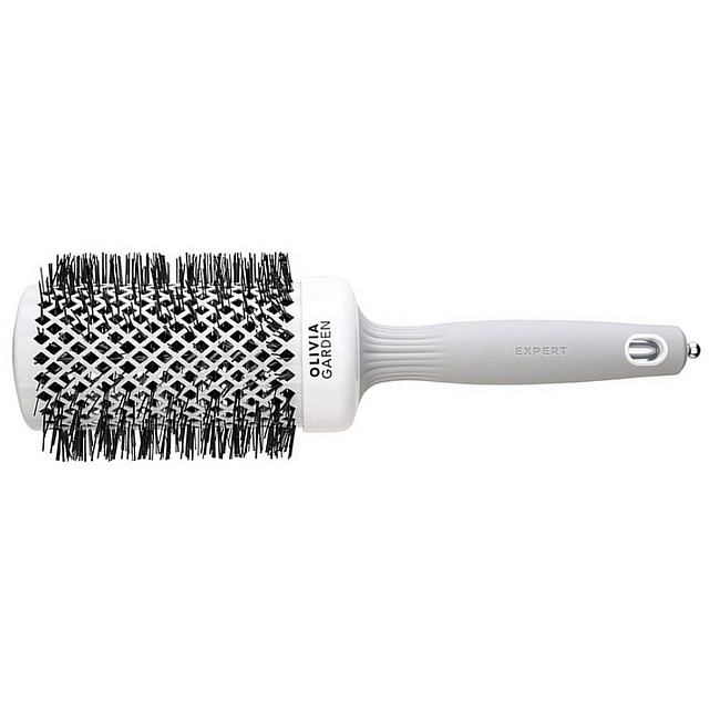 Olivia Garden Термобрашинг для укладки волос / Expert Blowout Shine White & Grey ID2006/OGBCI55, 55 мм, серый