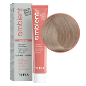 TEFIA  Ambient 10.810 Перманентная крем-краска для волос / Экстра светлый блондин коричнево-пепельный для седых волос, 60 мл