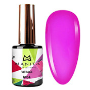 Manita Professional Гель-лак для ногтей c эффектом витража / Vitrage №04, розовая фуксия, 10 мл