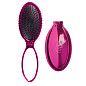 Wet Brush Расчёска для спутанных волос мини раскладная BWR823ECPK, розовый