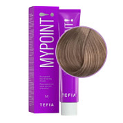 TEFIA Mypoint 9.81 Гель-краска для волос тон в тон / Очень светлый блондин коричнево-пепельный, безаммиачная, 60 мл