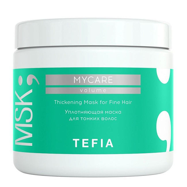 TEFIA Mycare Уплотняющая маска для тонких волос / Thickening Mask for Fine Hair, 500 мл