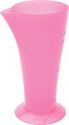 Dewal Стакан мерный с носиком JPP061P, пластик, розовый, 120 мл