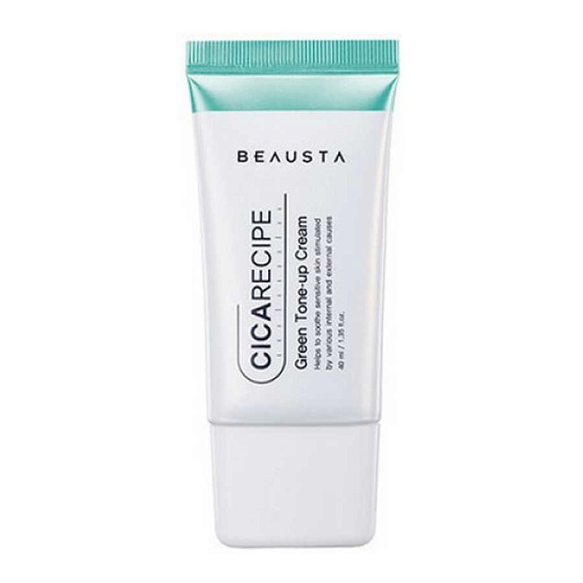 Beausta Тонизирующий крем для лица с центеллой / Cicarecipe Green Tone Up Cream, 40 мл