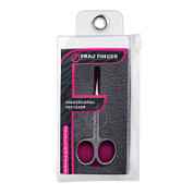 Frau Finger Ножницы маникюрные для кутикулы изогнутые / Professional FSP-133DP, матовые, ручная заточка, 9,5 см