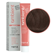 TEFIA  Ambient 7.810 Перманентная крем-краска для волос / Блондин коричнево-пепельный для седых волос, 60 мл