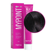 TEFIA Mypoint 4.8 Перманентная крем-краска для волос / Брюнет коричневый, 60 мл