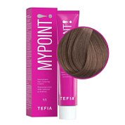 TEFIA Mypoint 7.87 Перманентная крем-краска для волос / Блондин коричнево-фиолетовый,  60 мл