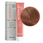 TEFIA  Ambient 9.360 Перманентная крем-краска для волос / Очень светлый блондин золотисто-махагоновый для седых волос, 60 мл