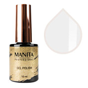 Manita Professional Гель-лак для ногтей / Classic Alpine White №1, белый, 10 мл