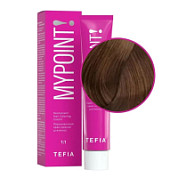 TEFIA Mypoint 7.3 Перманентная крем-краска для волос / Блондин золотистый, 60 мл