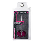 Frau Finger Ножницы маникюрные для кутикулы изогнутые / Professional FSP-1243DP, матовые, ручная заточка, 10 см