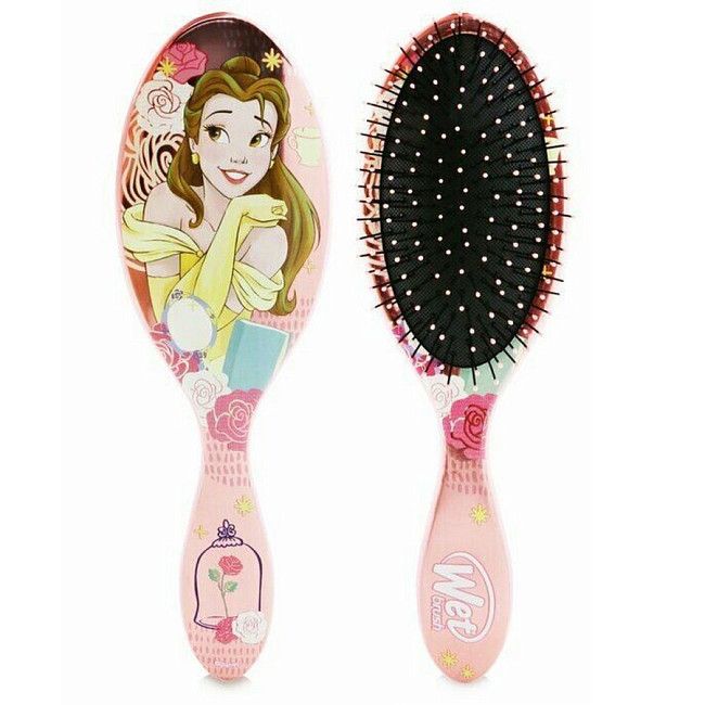 Wet Brush Wet Brush Расчёска для спутанных волос принцесса Белль / Disney Princess Wholehearted Bell BWRDISITWHHBE, светло-розовый