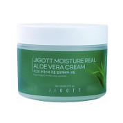 Jigott Крем для лица с экстрактом алоэ / Moisture Real Aloe Vera Cream, 150 мл