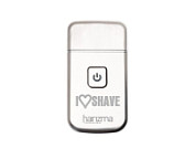 Harizma Компактный шейвер для стрижки и бритья волос / I Love Shave h10124, аккумулятор, серебристый