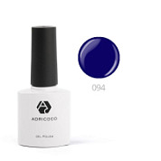 ADRICOCO Цветной гель-лак для ногтей №094, ультрамариновый, 8 мл