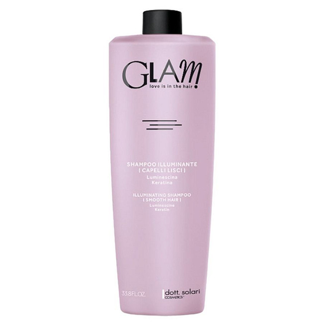 Dott Solari Шампунь для гладкости и блеска волос / Glam Smooth Hair, 1000 мл