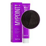 TEFIA Mypoint 5.81 Гель-краска для волос тон в тон / Светлый брюнет коричнево-пепельный, безаммиачная, 60 мл