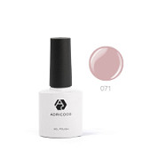 ADRICOCO Цветной гель-лак для ногтей №071, пепельно-розовый, 8 мл