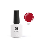 ADRICOCO Цветной гель-лак для ногтей №029, красный, 8 мл