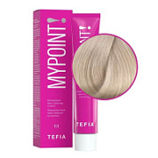 TEFIA Mypoint 10.81 Перманентная крем-краска для волос / Экстра светлый блондин коричнево-пепельный, 60 мл